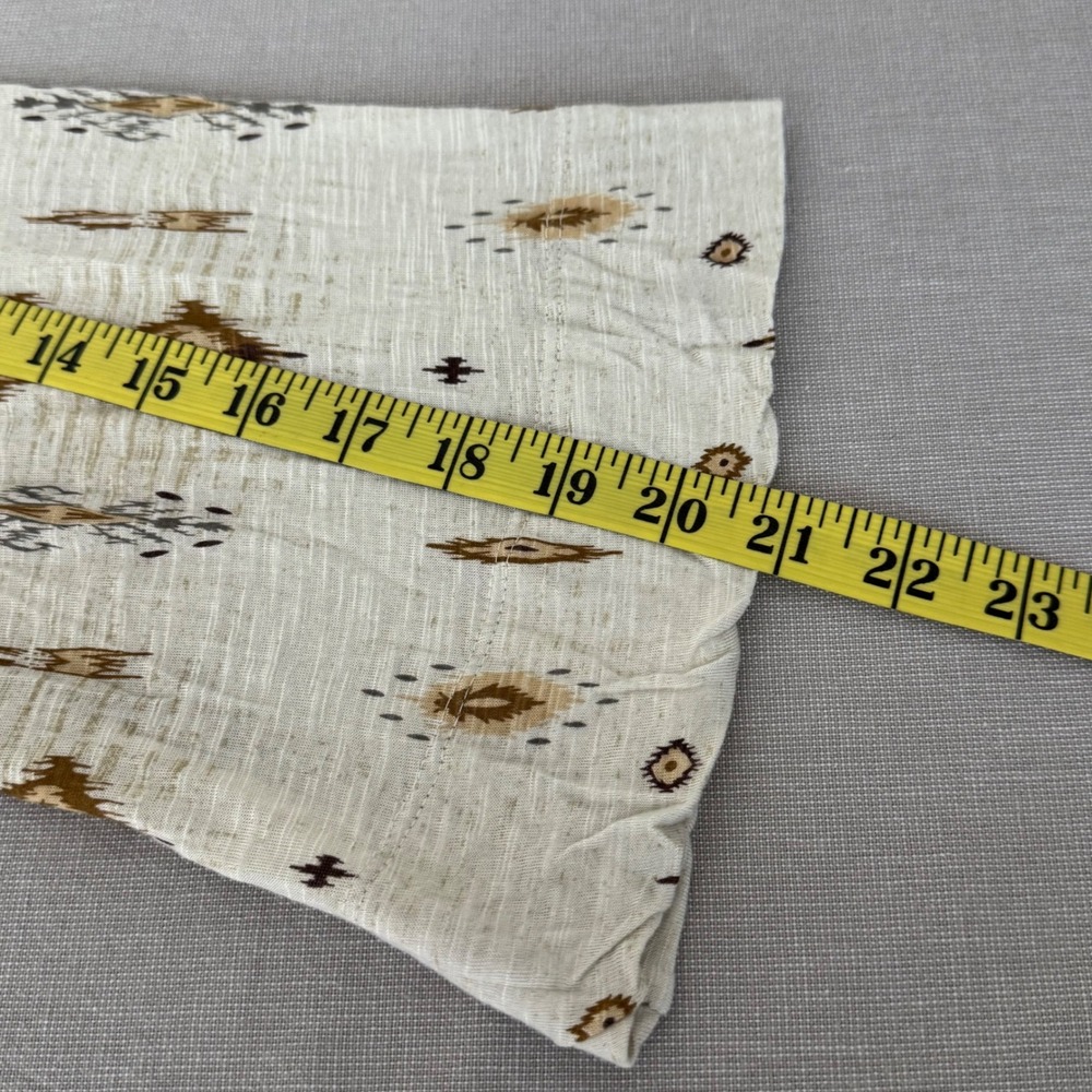 Vintage Lucky Brand Boho Top Large Tan - Picture 11 of 11